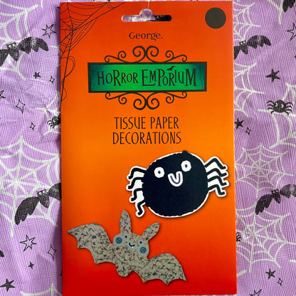 Lets Make.  Tissue Paper Decorations