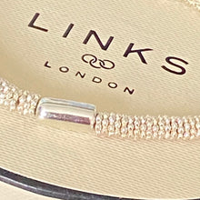 Load image into Gallery viewer, Authentic Links of London Silver and Black Sweetie Friendship Bracelet Perfect Condition
