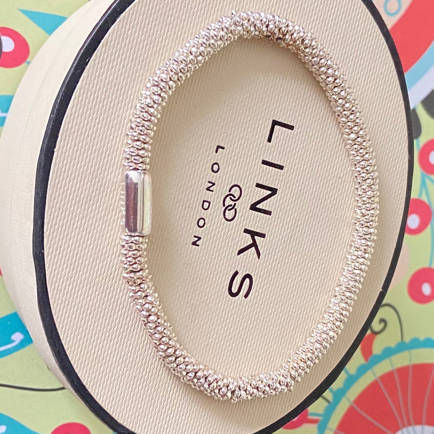 Effervescent Delicate Links of London Sterling Silver Bracelet -Medium 17cm
