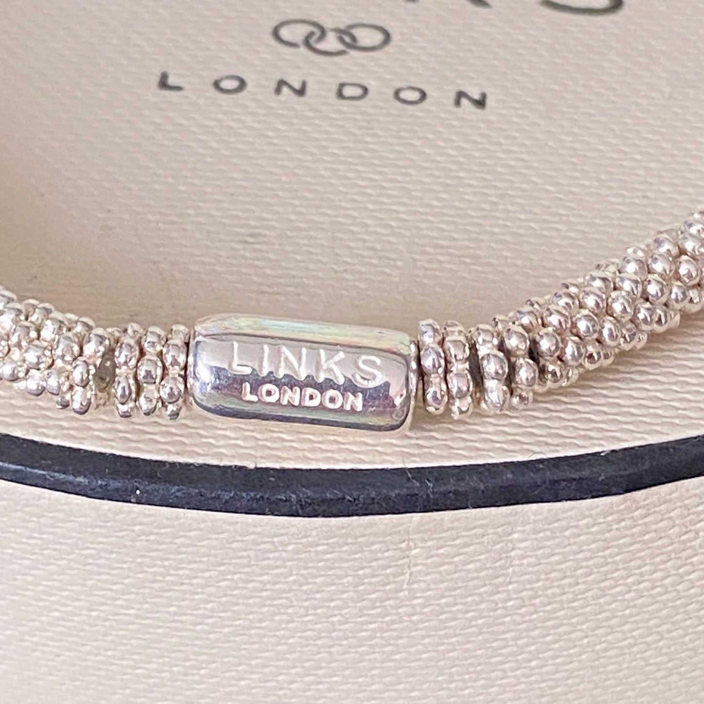 Effervescent Delicate Links of London Sterling Silver Bracelet -Medium 17cm