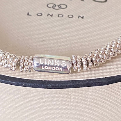 Effervescent Delicate Links of London Sterling Silver Bracelet -Medium 17cm