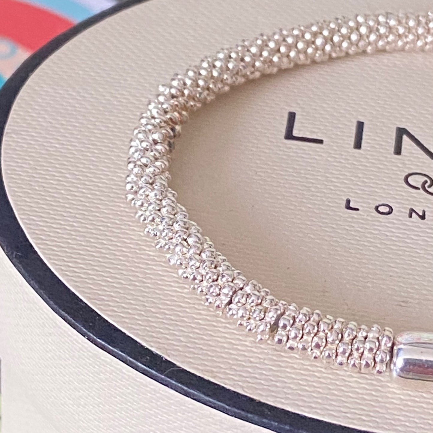 Effervescent Delicate Links of London Sterling Silver Bracelet -Medium 17cm
