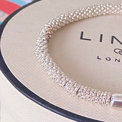 Effervescent Delicate Links of London Sterling Silver Bracelet -Medium 17cm