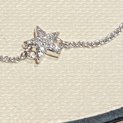 LINKS OF LONDON  Sterling Silver Diamond Essentials Star Bracelet