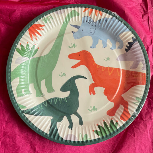 12 pk Dinosaur Paper Plates