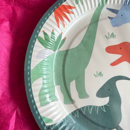 12 pk Dinosaur Paper Plates