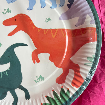 12 pk Dinosaur Paper Plates