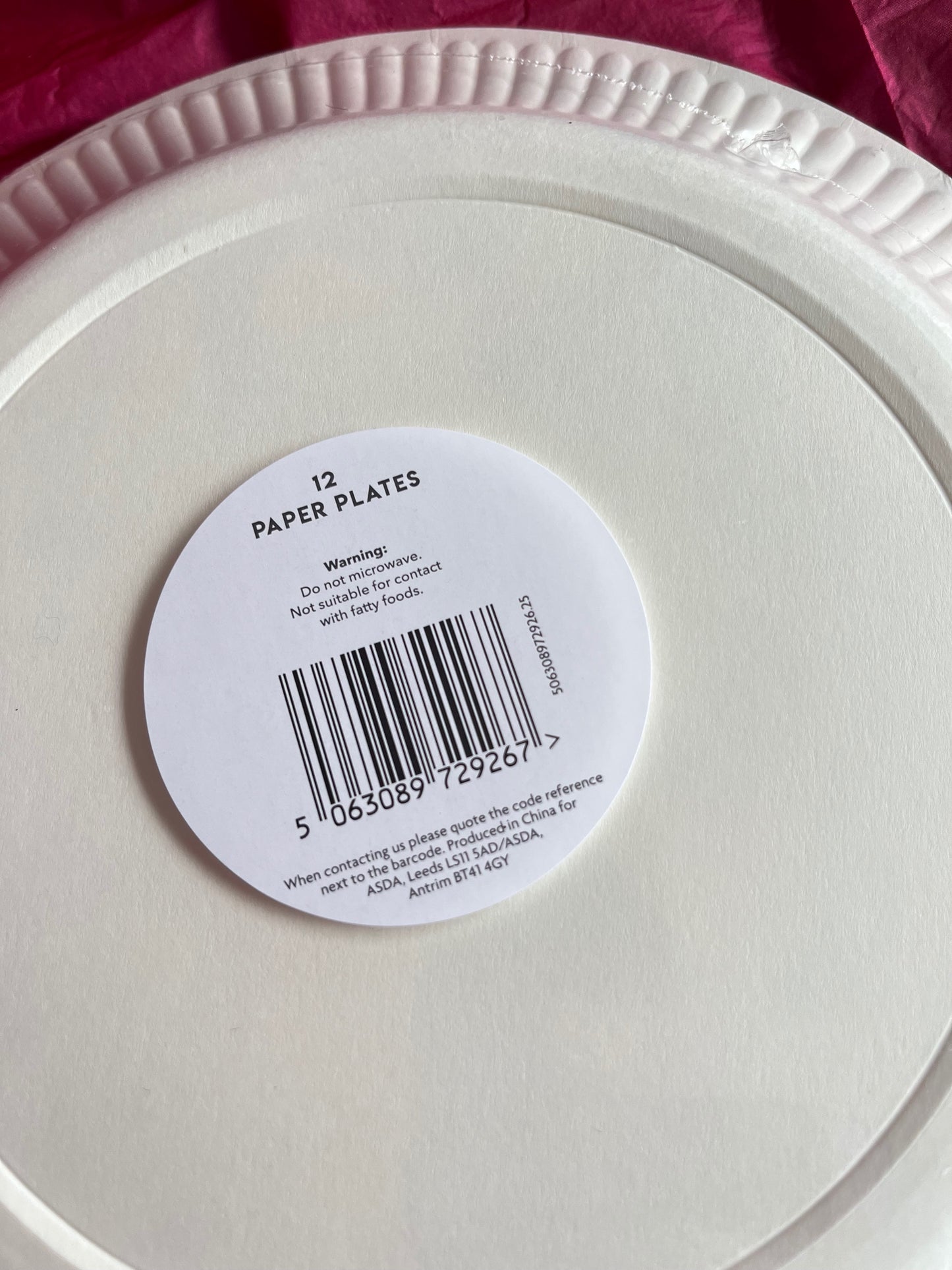 12 pk Dinosaur Paper Plates