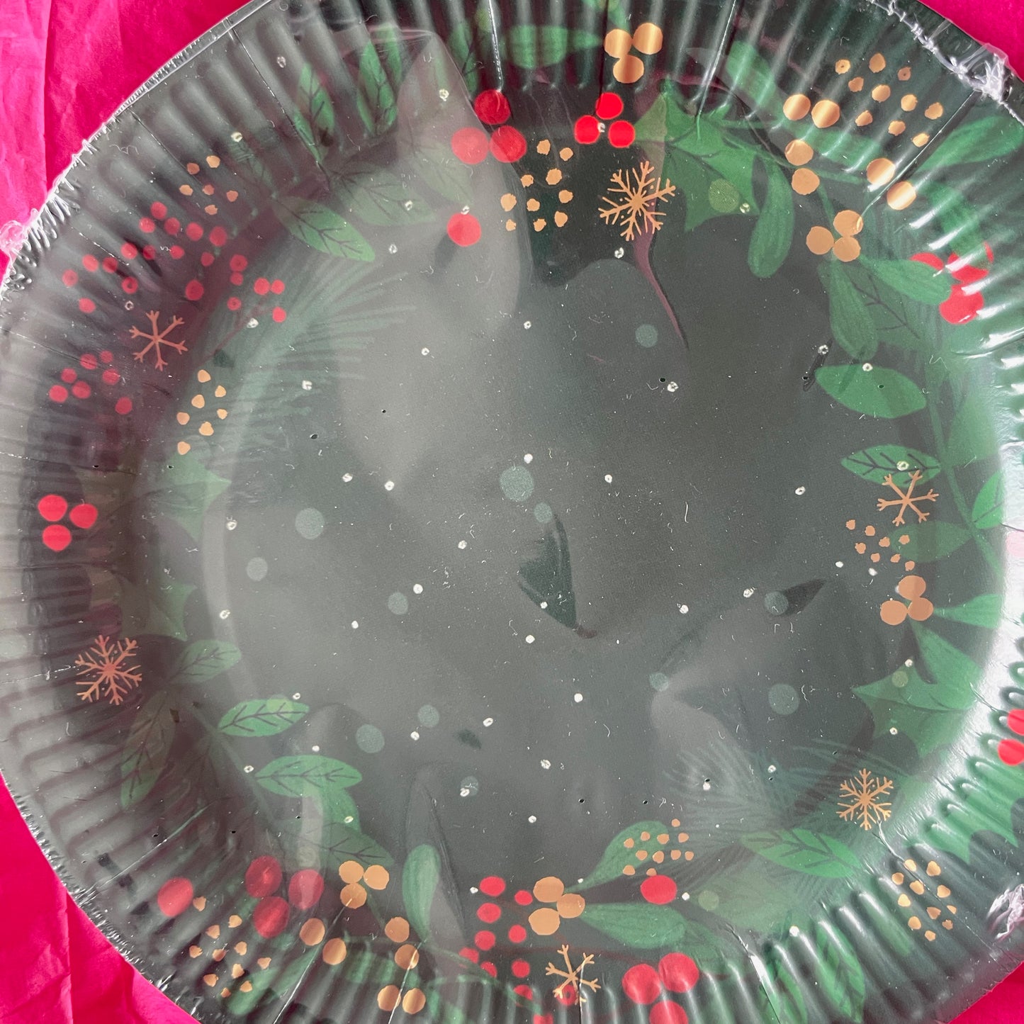 12 x Christmas Party Plate