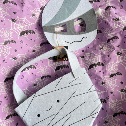 Trick or Treat Mummy Mask and Tote Bag