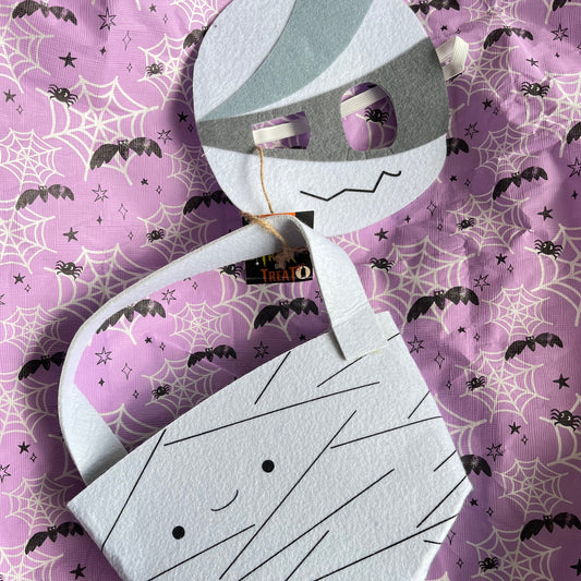 Trick or Treat Mummy Mask and Tote Bag