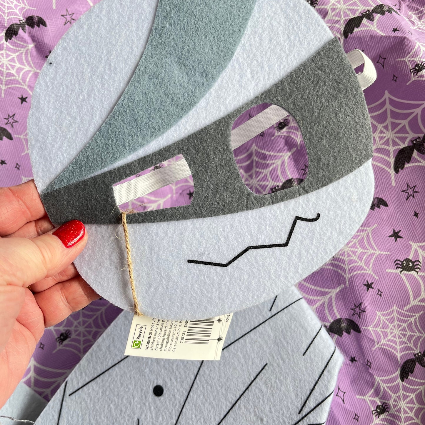 Trick or Treat Mummy Mask and Tote Bag
