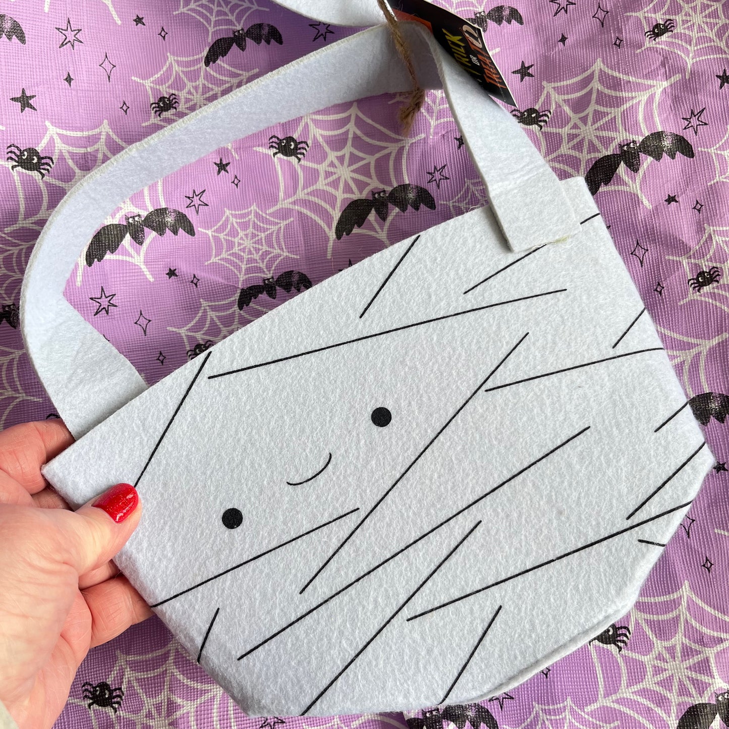Trick or Treat Mummy Mask and Tote Bag