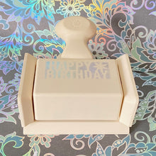 Load image into Gallery viewer, Large Martha Stuart  Happy Birthday Craft Punch with alignment guides
