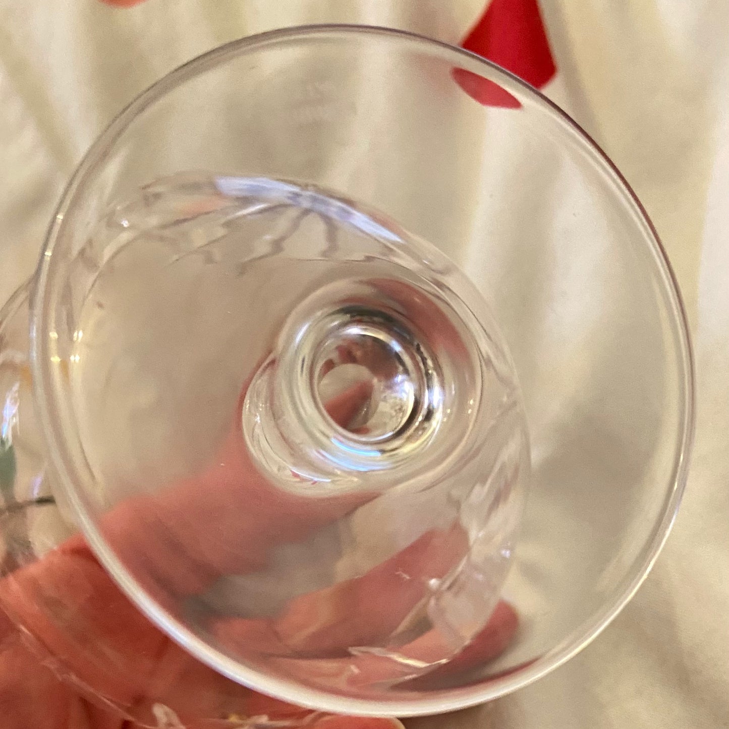 Authentic set of 4 Edinburgh Crystal Brandy Glass, Cut Crystal.  Made in Scotland UK around 1960’s