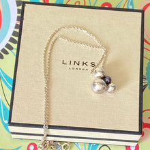 Load image into Gallery viewer, Sterling Silver Authentic  Links of London Effervescence Pearl Pendent Necklace
