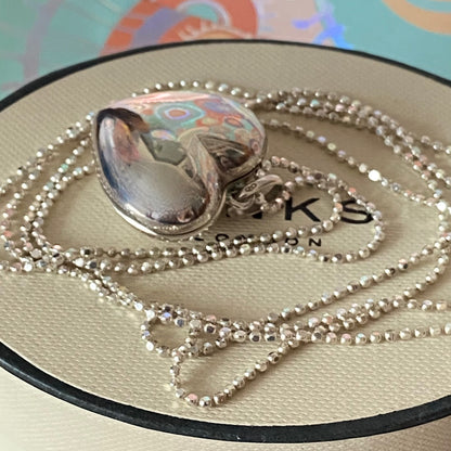 Links of London Chain & Heart photo Locket