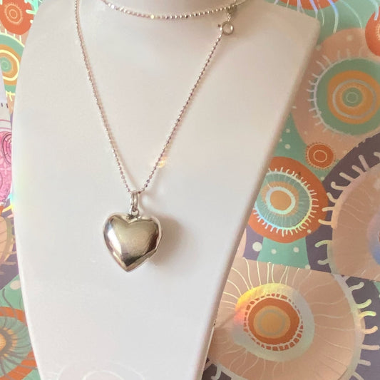 Links of London  Sterling Silver Chain & Heart photo Locket