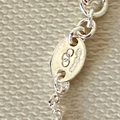 New! Links of London Love Knot Bracelet with a Topaz Sparkle Stone