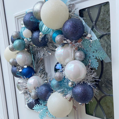 Blue Treasured Wreath