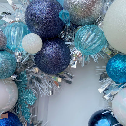 Blue Treasured Wreath