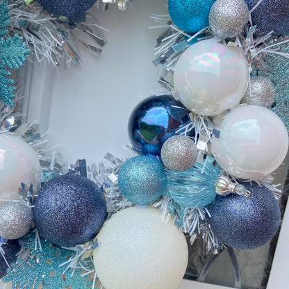 Blue Treasured Wreath