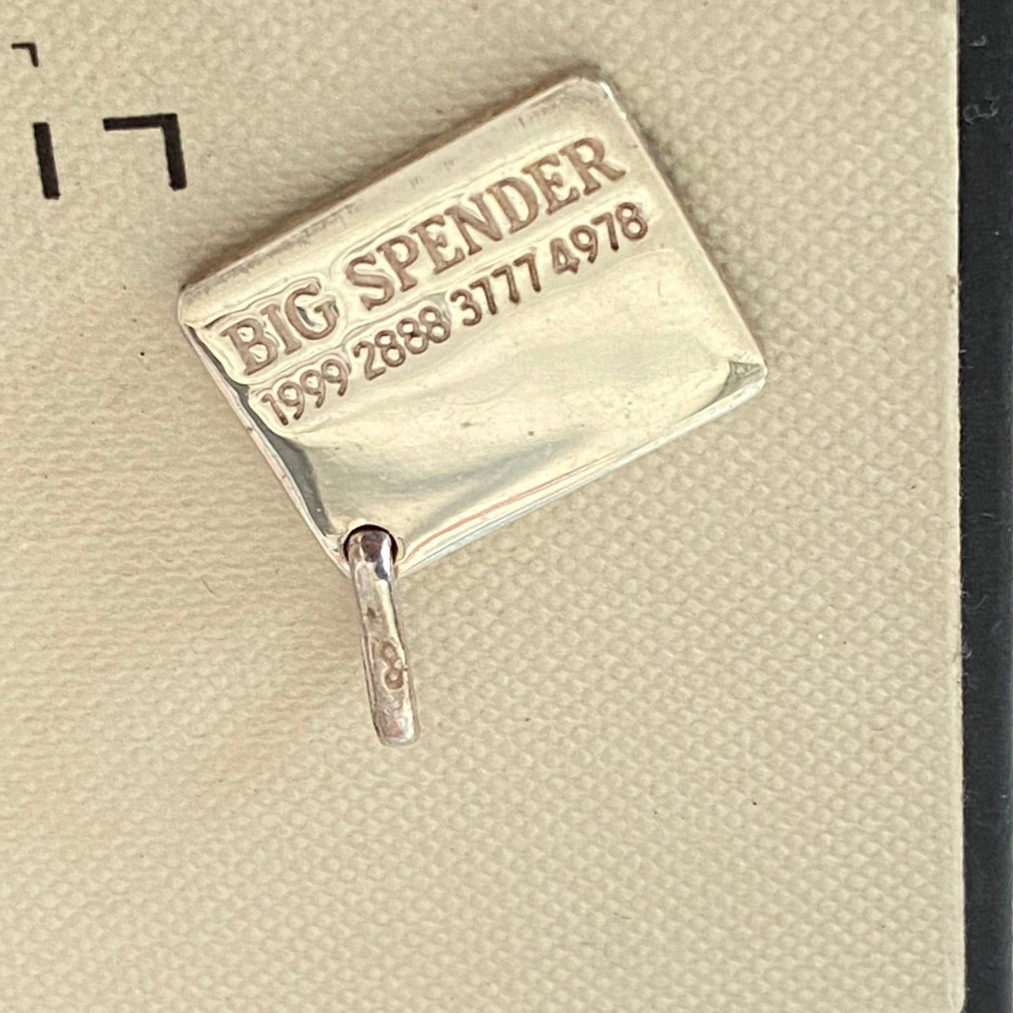Links of London Sterling Silver Bank Card Charm