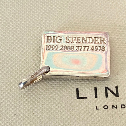 Links of London Sterling Silver Bank Card Charm