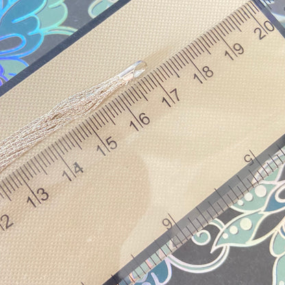 Links of London Sterling Silver Silk Bracelet with 10 strands  Size Small  17cm end to end