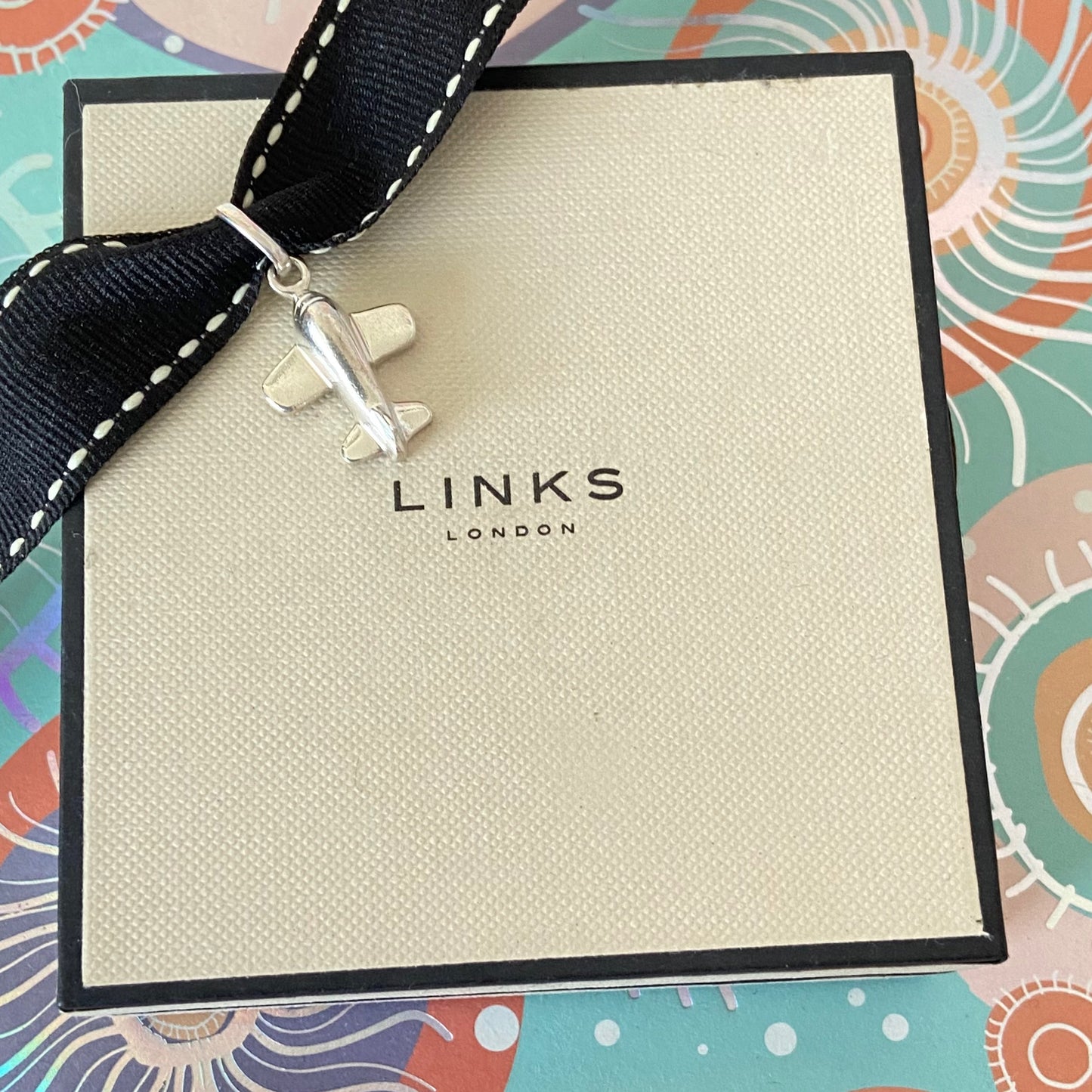 Preloved.  Links Of London Sterling Silver Plane.