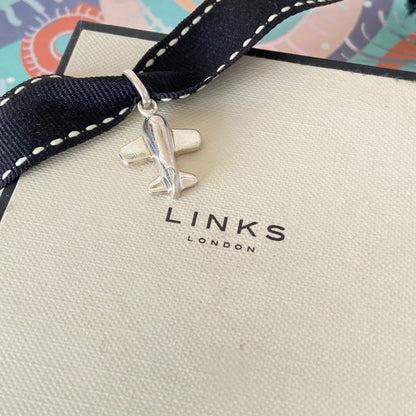 Preloved.  Links Of London Sterling Silver Plane.