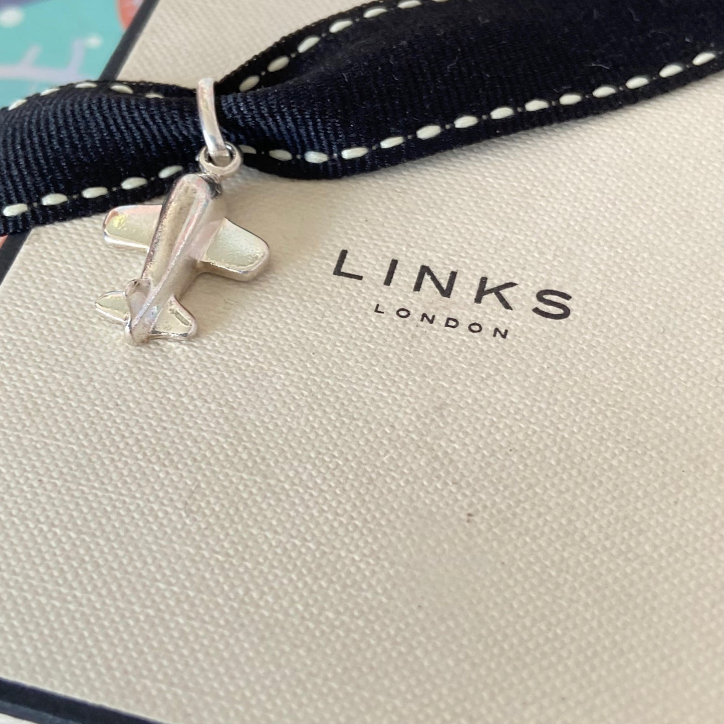 Preloved.  Links Of London Sterling Silver Plane.