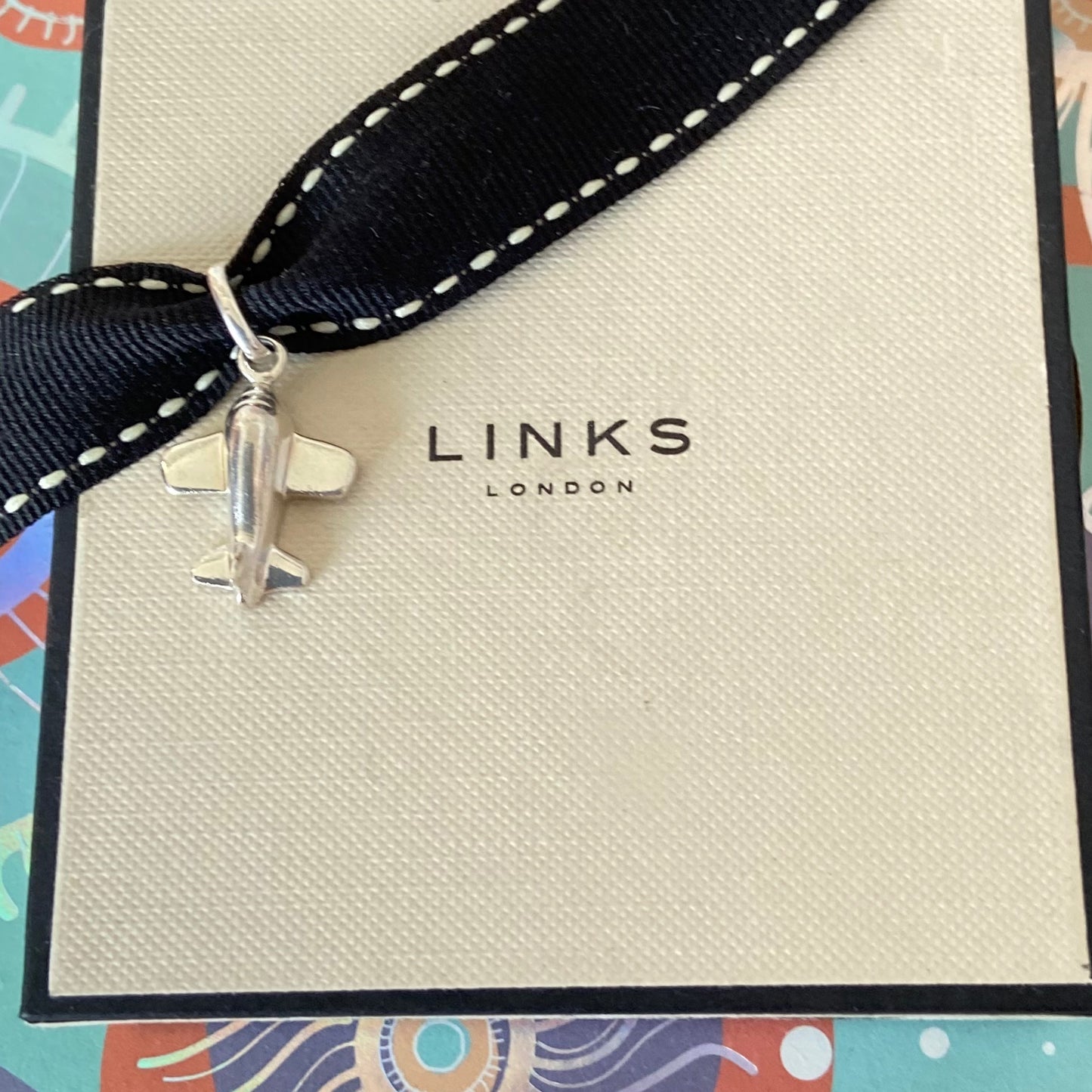 Preloved.  Links Of London Sterling Silver Plane.