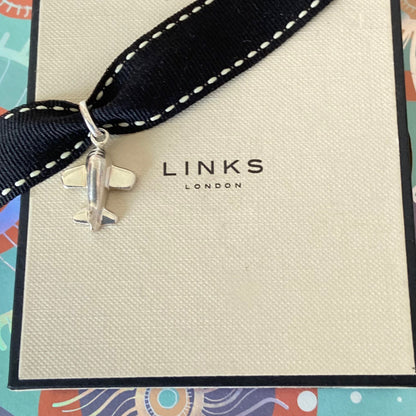 Preloved.  Links Of London Sterling Silver Plane.