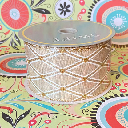 Harlequin Style 2.5" x 10 Yard Ribbon Garland
