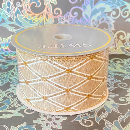 Harlequin Style 2.5" x 10 Yard Ribbon Garland