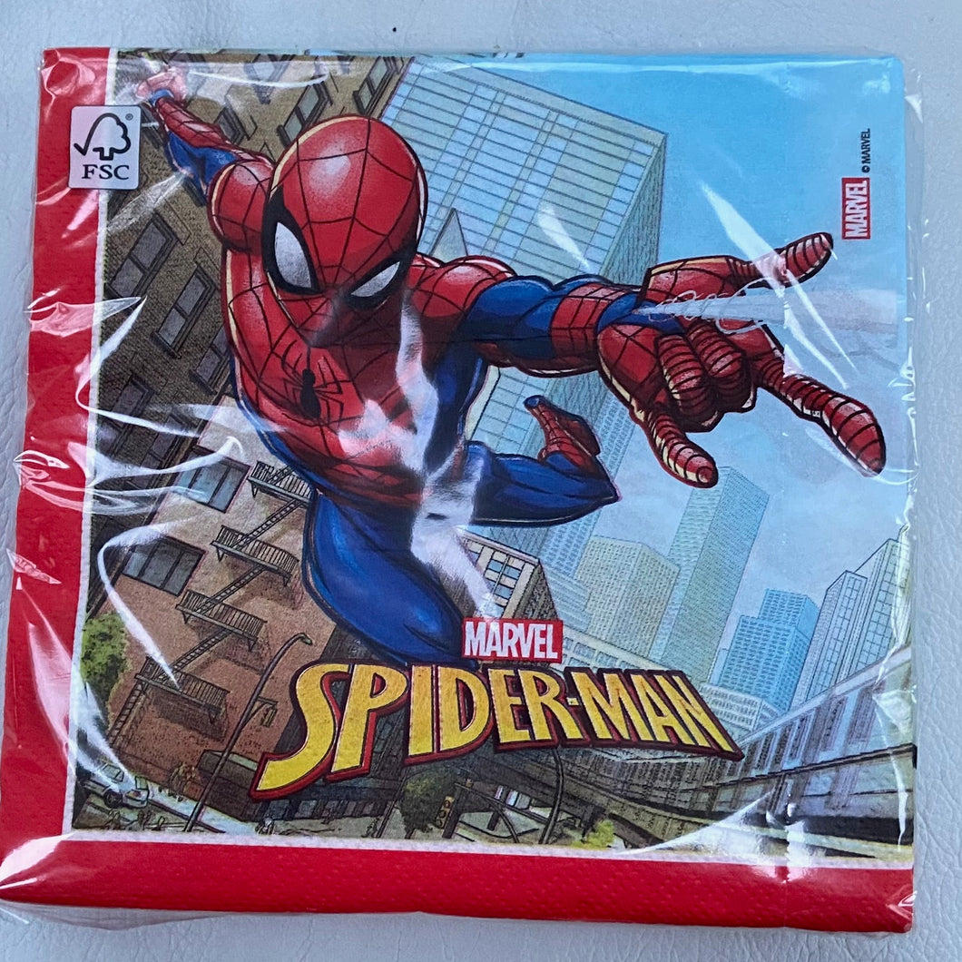 Marvel Spiderman 3 packets Napkins 20 per pack can be used for Decoupage