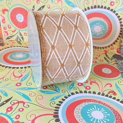 Harlequin Style 2.5" x 10 Yard Ribbon Garland