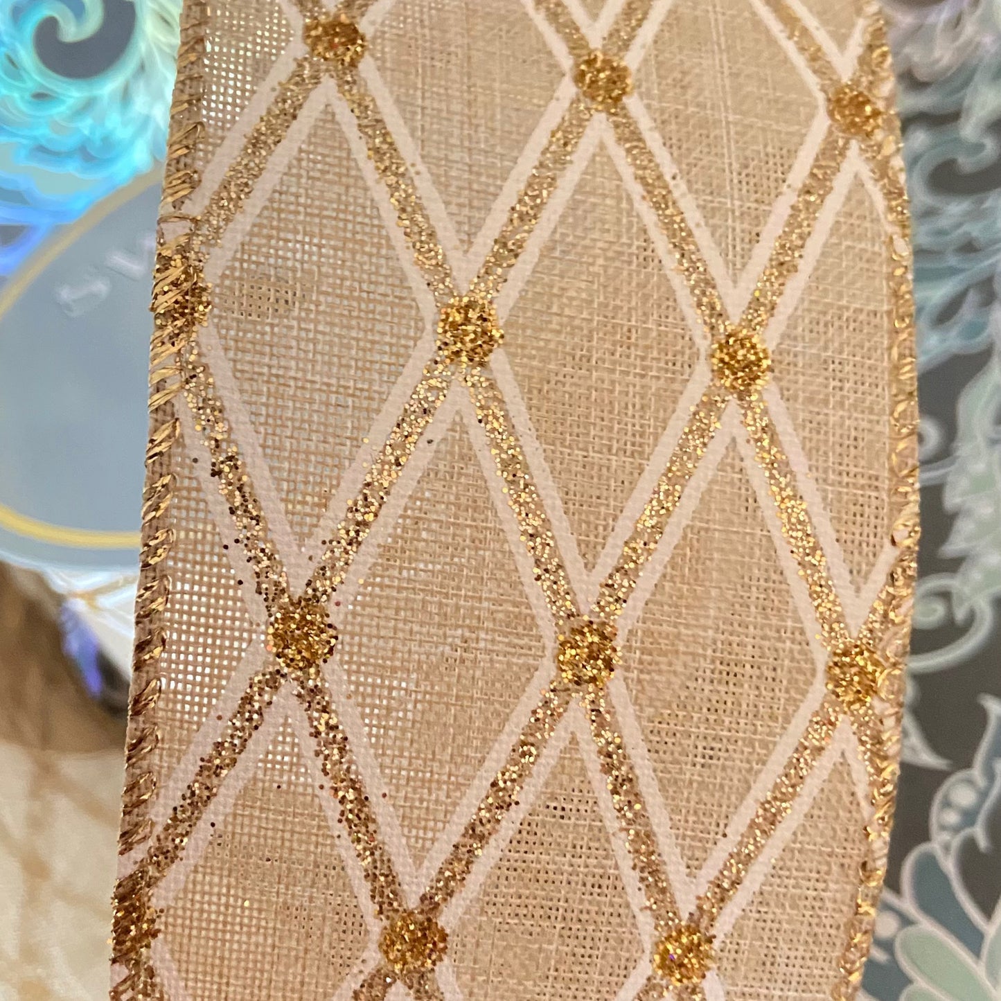 Harlequin Style 2.5" x 10 Yard Ribbon Garland