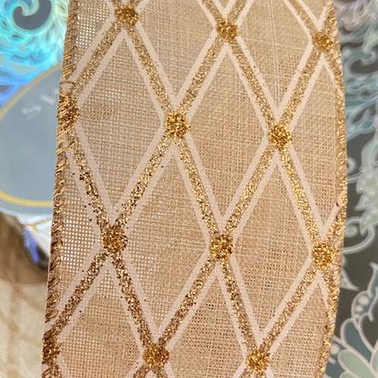 Harlequin Style 2.5" x 10 Yard Ribbon Garland