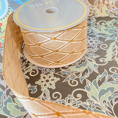 Harlequin Style 2.5" x 10 Yard Ribbon Garland