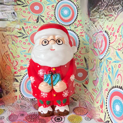 Ceramic Father Christmas Cookie Jar