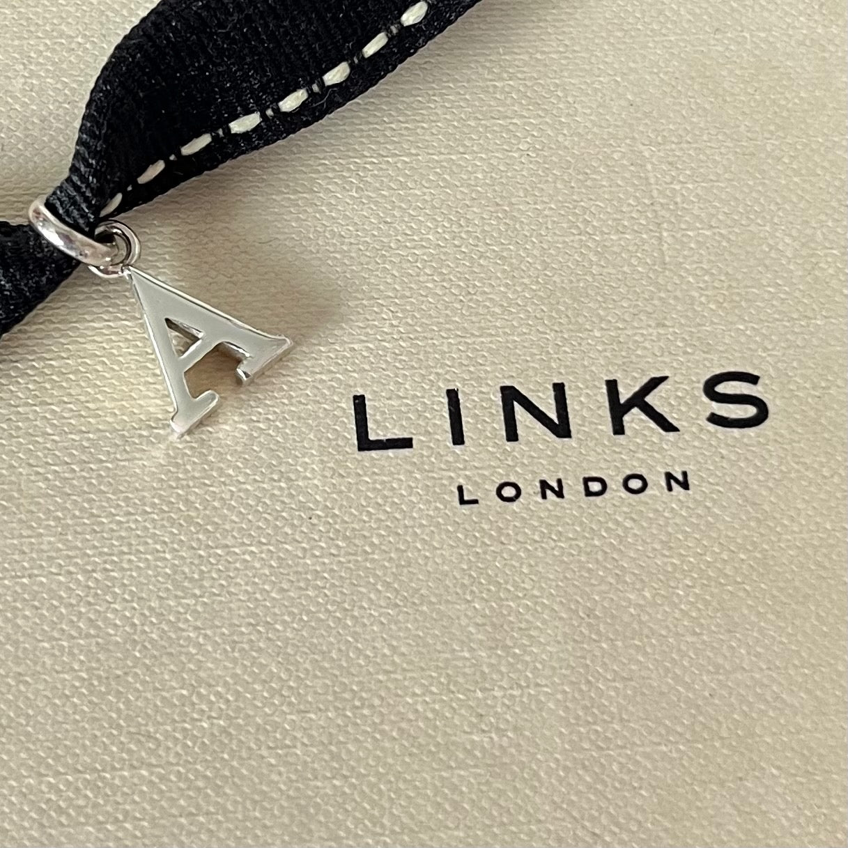 Links of London Sterling Silver Preloved Capital Letter A Charm