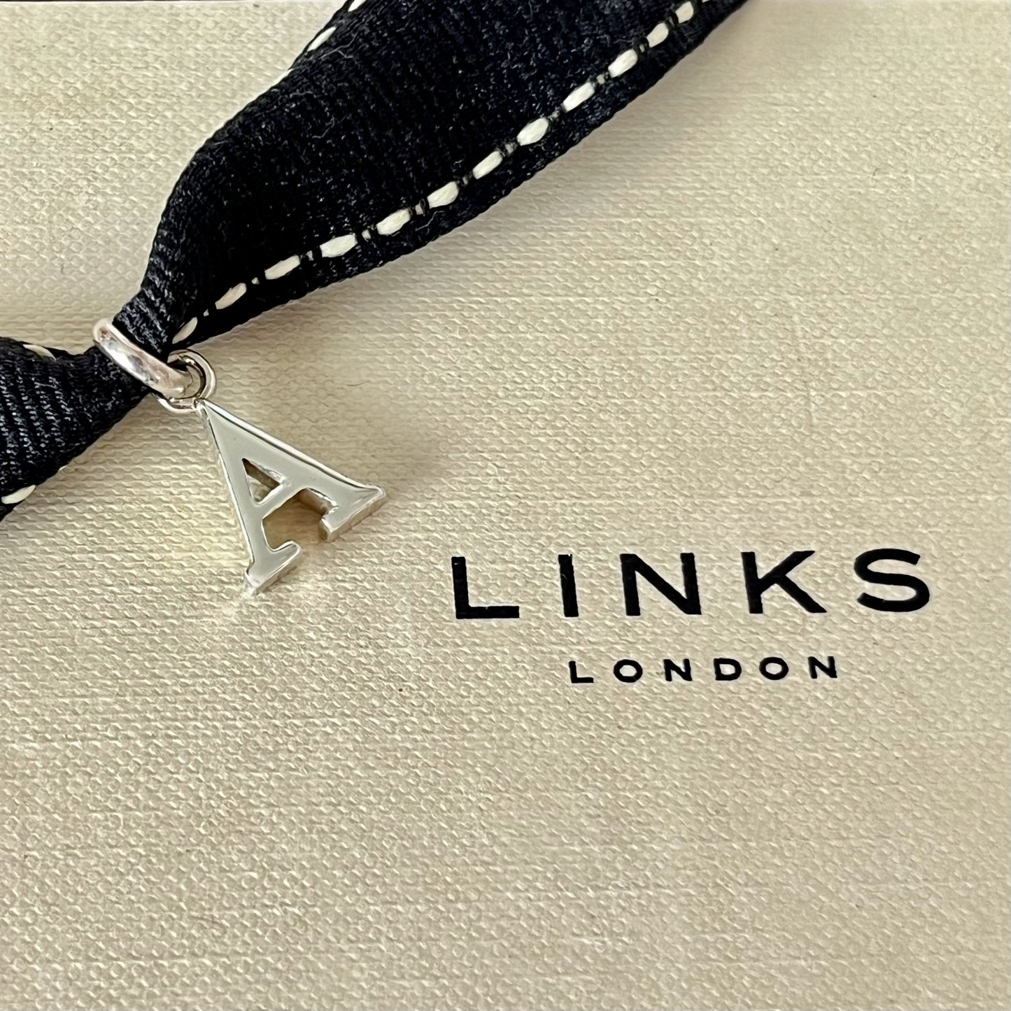 Links of London Sterling Silver Preloved Capital Letter A Charm