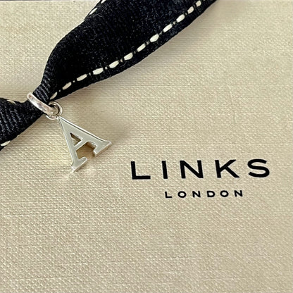 Links of London Sterling Silver Preloved Capital Letter A Charm