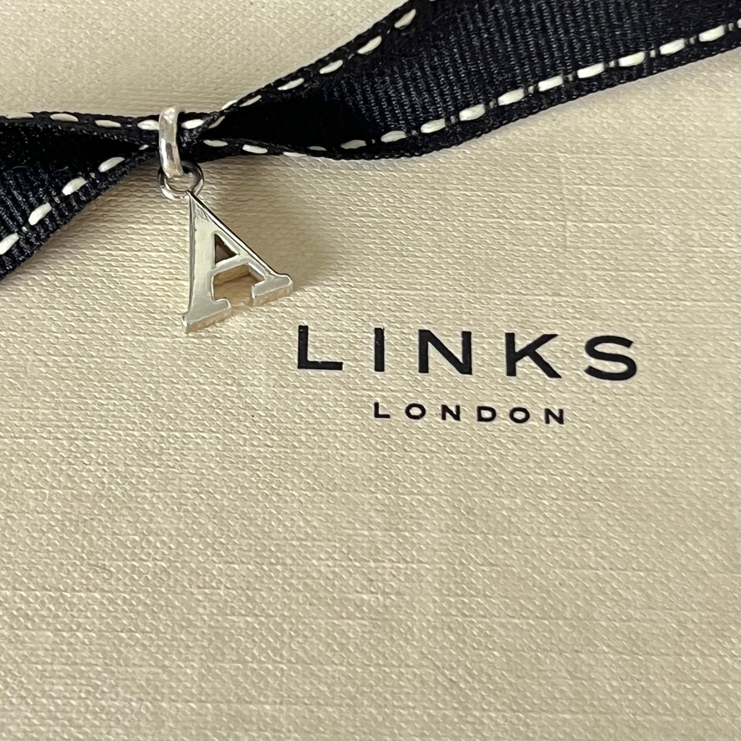 Links of London Sterling Silver Preloved Capital Letter A Charm