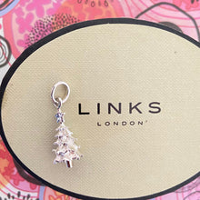 Load image into Gallery viewer, Sterling Silver Links of London OH MY GOSH!! Christmas Tree Charm, original packaging.
