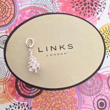 Load image into Gallery viewer, Sterling Silver Links of London OH MY GOSH!! Christmas Tree Charm, original packaging.
