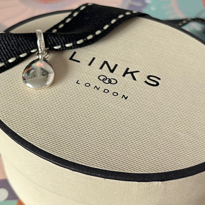 Links of London Sterling Silver Hope Egg Charm.