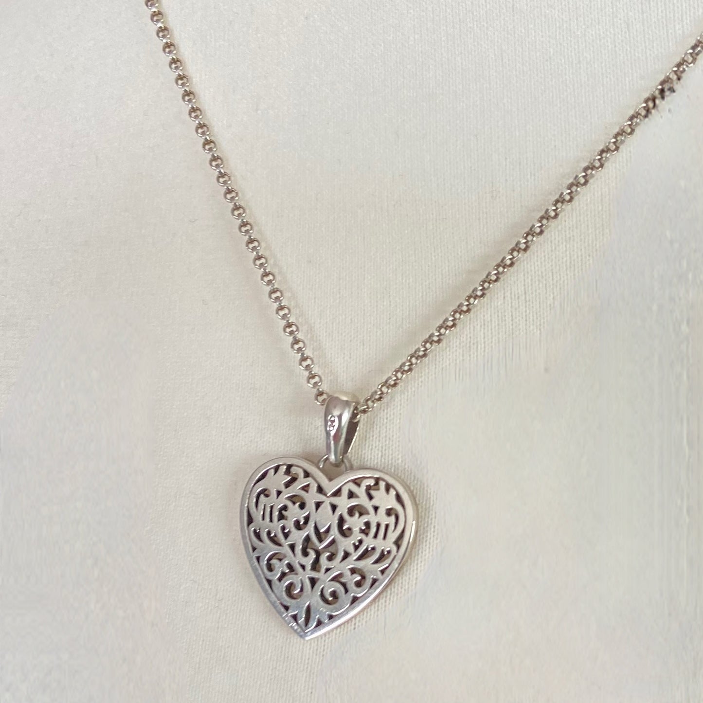 Links of London Necklace with a Tapestry Heart Pendent